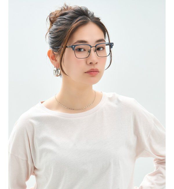  「ウェリントン型 メガネ | サーモント｜ブロー｜伊達メガネ 度付きメガネ｜ 黒  レンズ交換券付」|メガネ|