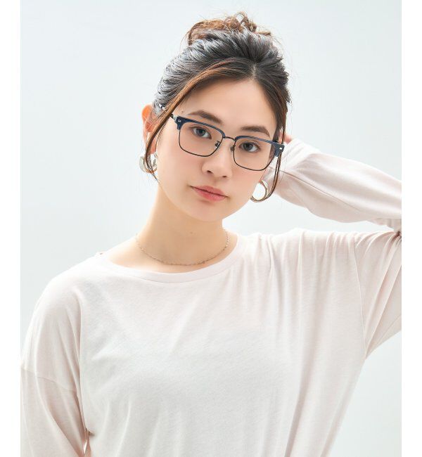  「ウェリントン型 メガネ | サーモント｜ブロー｜伊達メガネ 度付きメガネ｜ 黒  レンズ交換券付」|メガネ|