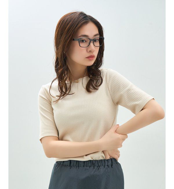  「ウェリントン型 メガネ｜軽量 柔軟性｜ズレ落ち防止｜伊達メガネ｜読書 ビジネス  レンズ交換券付」|メガネ|