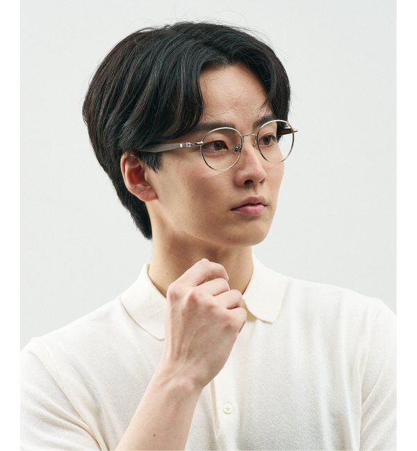  「Zoff｜STUDIO SEVEN｜ボストン型 メガネ スタジオセブン メタル｜伊達メガネ 度付きメガネ レンズ交換券付」|メガネ|