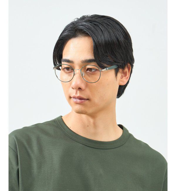  「Zoff｜STUDIO SEVEN｜ボストン型 メガネ スタジオセブン メタル｜伊達メガネ 度付きメガネ レンズ交換券付」|メガネ|