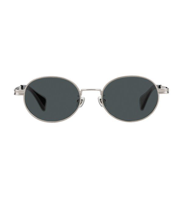  「Zoff｜STUDIO SEVEN｜オーバル型 サングラス メタルフレーム｜紫外線防止 UVカット」|サングラス|