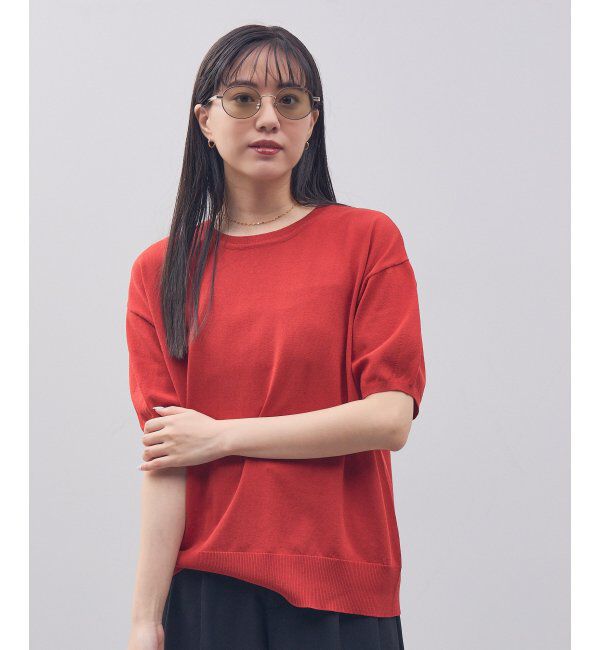  「Zoff｜STUDIO SEVEN｜オーバル型 サングラス メタルフレーム｜紫外線防止 UVカット」|サングラス|ブラウン1