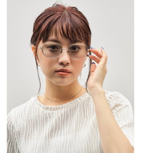  「SUNCUTGlasses/UV100%CUT オーバル型 サングラス カラーレンズ  紫外線対策 UVカット ユニセックス」|サングラス|