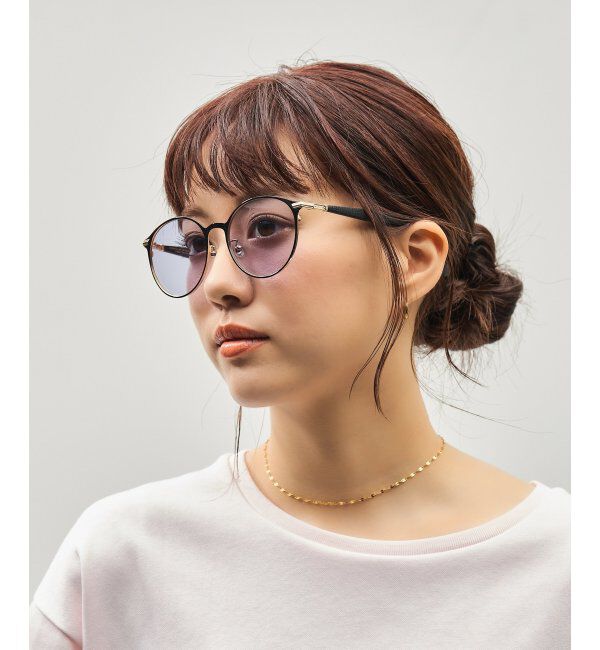  「SUNCUTGlasses/UV100%CUT サングラス｜ラバーテンプル｜ズレ落ち防止｜カラーレンズ｜紫外線対策 UVカット」|サングラス|