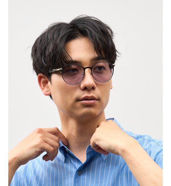  「SUNCUTGlasses/UV100%CUT サングラス｜ラバーテンプル｜ズレ落ち防止｜カラーレンズ｜紫外線対策 UVカット」|サングラス|