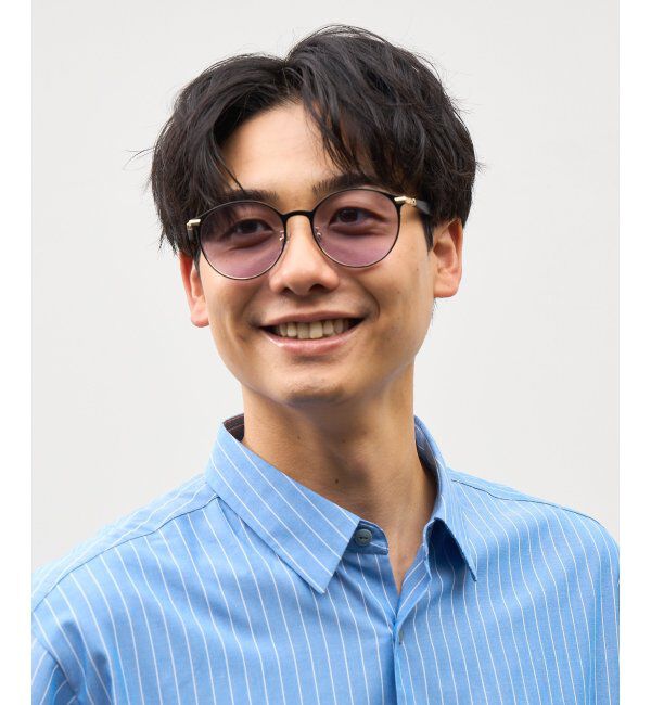  「SUNCUTGlasses/UV100%CUT サングラス｜ラバーテンプル｜ズレ落ち防止｜カラーレンズ｜紫外線対策 UVカット」|サングラス|