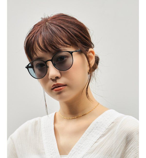  「SUNCUTGlasses/UV100%CUT サングラス｜ラバーテンプル｜ズレ落ち防止｜カラーレンズ｜紫外線対策 UVカット」|サングラス|