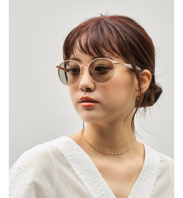  「SUNCUTGlasses/UV100%CUT サングラス｜ラバーテンプル｜ズレ落ち防止｜カラーレンズ｜紫外線対策 UVカット」|サングラス|