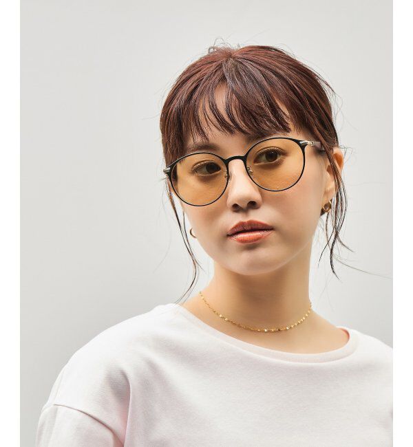  「SUNCUTGlasses/UV100%CUT サングラス｜ラバーテンプル｜ズレ落ち防止｜カラーレンズ｜紫外線対策 UVカット」|サングラス|薄オリーブ1