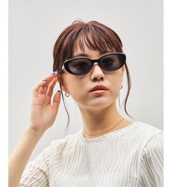  「Zoff｜GDC オーバル型 サングラス｜紫外線対策 UVカット｜スタイリッシュ｜ユニセックス」|サングラス|