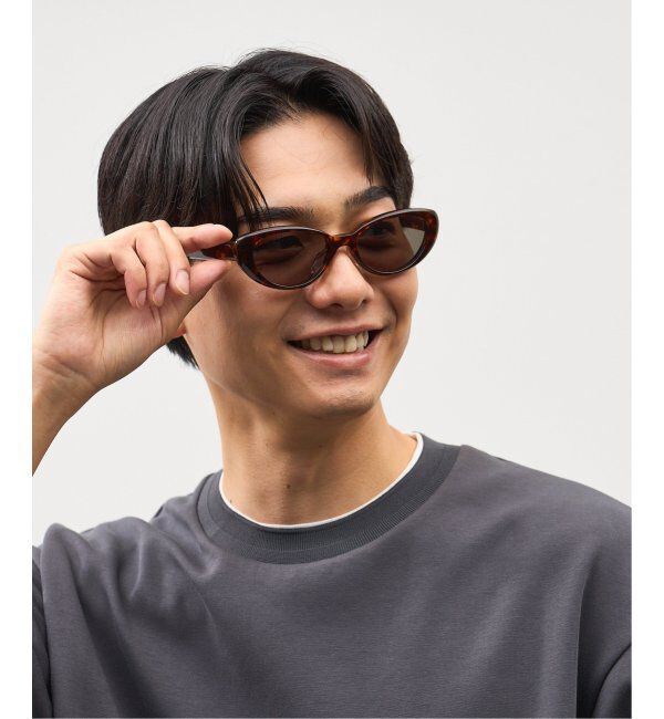  「Zoff｜GDC オーバル型 サングラス｜紫外線対策 UVカット｜スタイリッシュ｜ユニセックス」|サングラス|