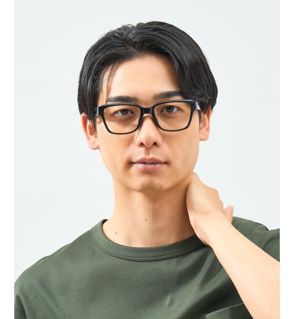  「ウェリントン型 メガネ 太縁フレーム | 軽量 | 伊達・ 度付きメガネ｜ ユニセックス   レンズ交換券付」|メガネ|