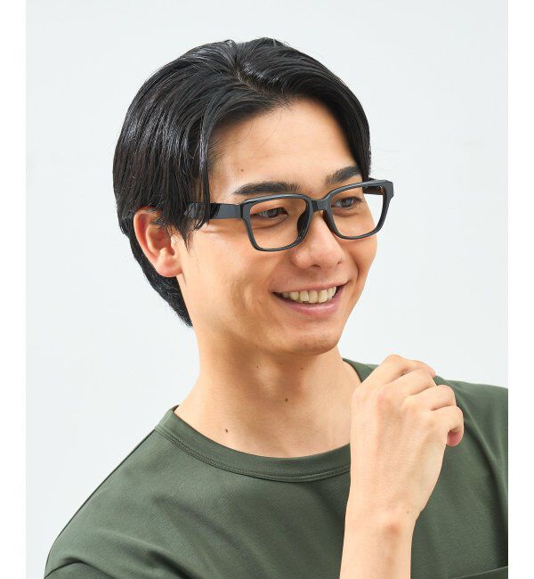  「ウェリントン型 メガネ 太縁フレーム | 軽量 | 伊達・ 度付きメガネ｜ ユニセックス   レンズ交換券付」|メガネ|