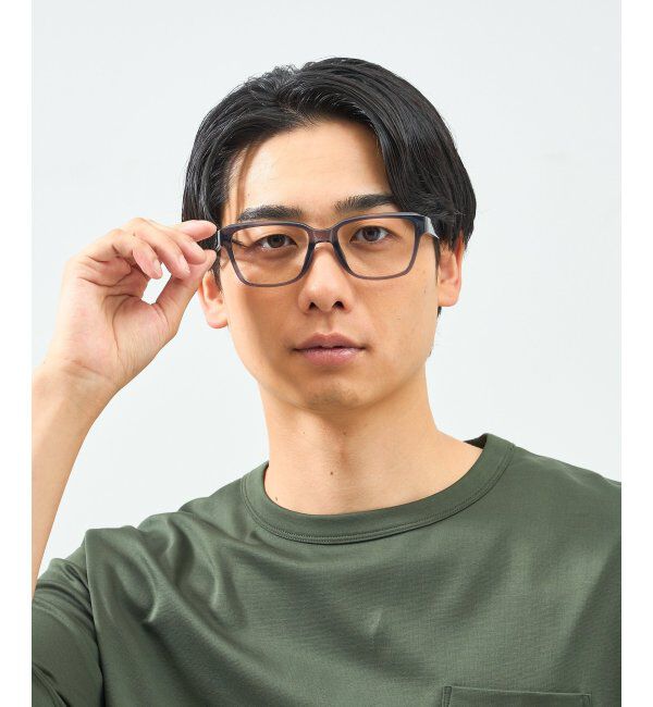  「ウェリントン型 メガネ 太縁フレーム | 軽量 | 伊達・ 度付きメガネ｜ ユニセックス   レンズ交換券付」|メガネ|