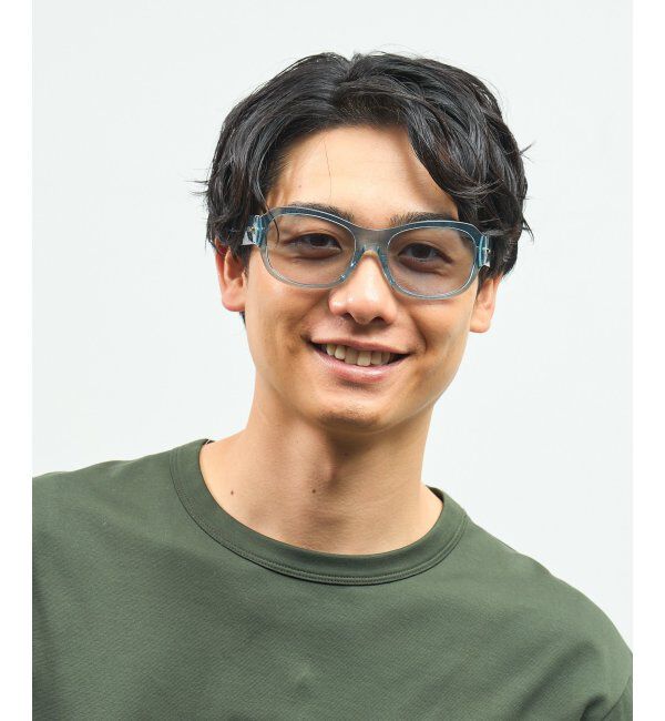  「Zoff｜takashi kumagai ウェリントン型 サングラス カラーレンズ｜大きめフレーム｜紫外線対策 UVカット  」|サングラス|