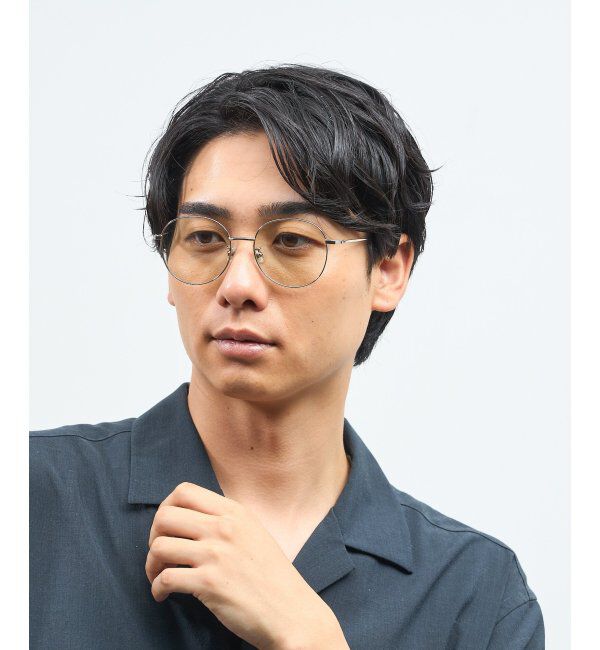  「【WEB 限定】Zoff｜takashi kumagai ボストン型 サングラス 丸型｜メタルフレーム｜紫外線対策 UVカット  」|サングラス|