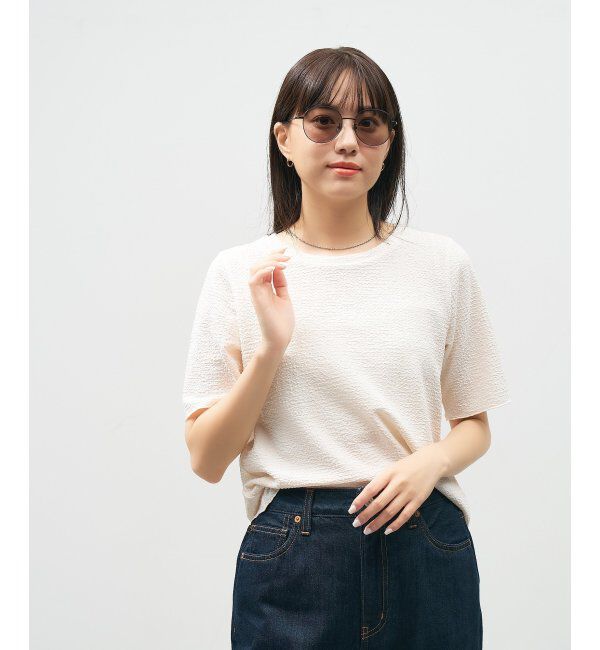  「【WEB 限定】Zoff｜takashi kumagai ボストン型 サングラス 丸型｜メタルフレーム｜紫外線対策 UVカット  」|サングラス|