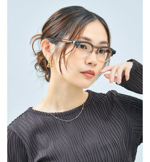  「Zoff｜UNITED ARROWS メガネ | [Luxe] 伊達メガネ 度付き ユナイテッドアローズ   レンズ交換券付」|メガネ|