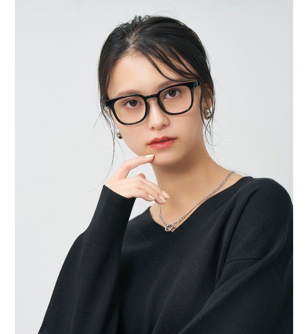  「ウェリントン型 メガネ | 軽量 伊達めがね・度付き ユニセックス Zoff  レンズ交換券付」|メガネ|