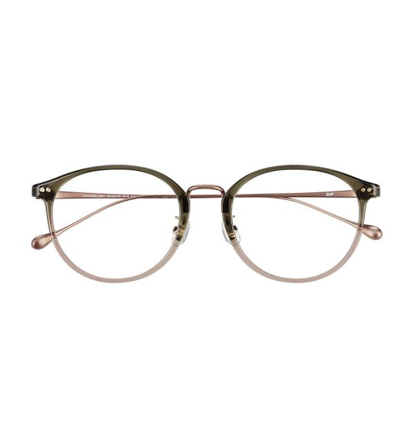  「ボストン型 メガネ | チタン 軽量 メタル コンビネーションフレーム TITANIUM (ビジネス) レンズ交換券付」|メガネ|