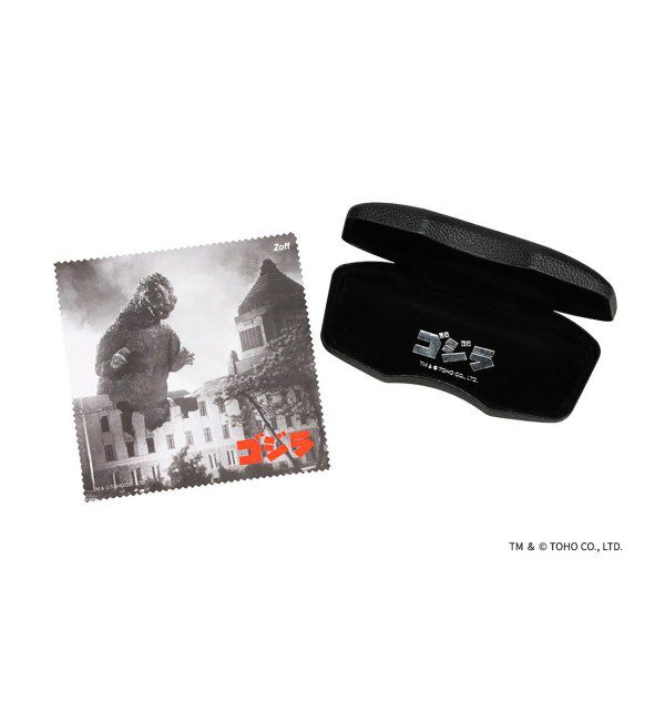  「Zoff｜GODZILLA『ゴジラ』(1954)  メガネ ゴジラ 眼鏡  伊達めがね 度付き グッズ レンズ交換券付」|メガネ|