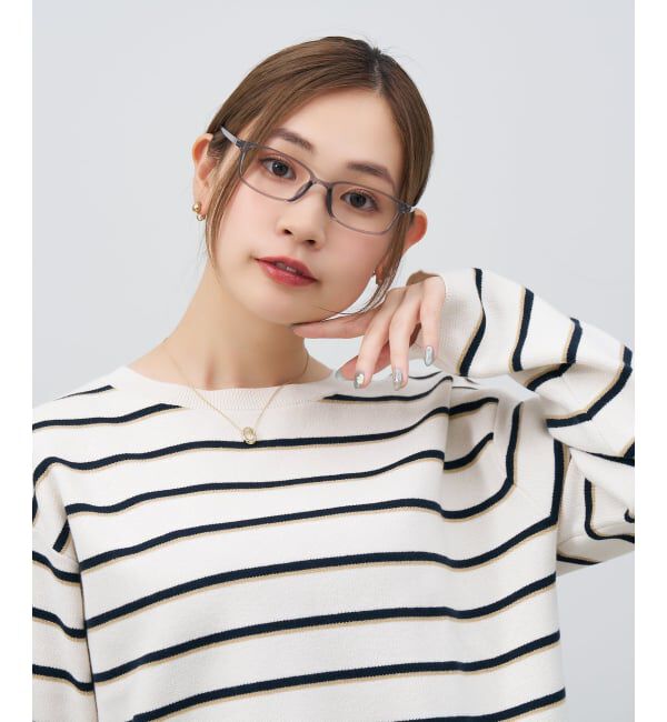  「スクエア型 メガネ | 横長 軽量 眼鏡 伊達めがね 度付き Zoff｜CLASSIC レンズ交換券付」|メガネ|