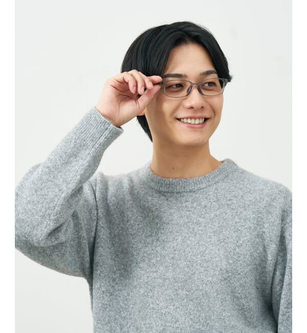  「スクエア型 メガネ | 横長 軽量 眼鏡 伊達めがね 度付き Zoff｜CLASSIC レンズ交換券付」|メガネ|