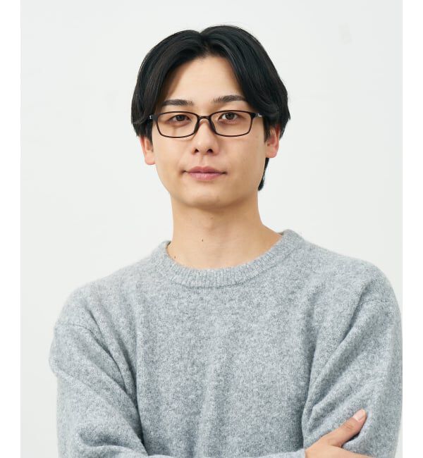  「スクエア型 メガネ | 横長 軽量 眼鏡 伊達めがね 度付き Zoff｜CLASSIC レンズ交換券付」|メガネ|