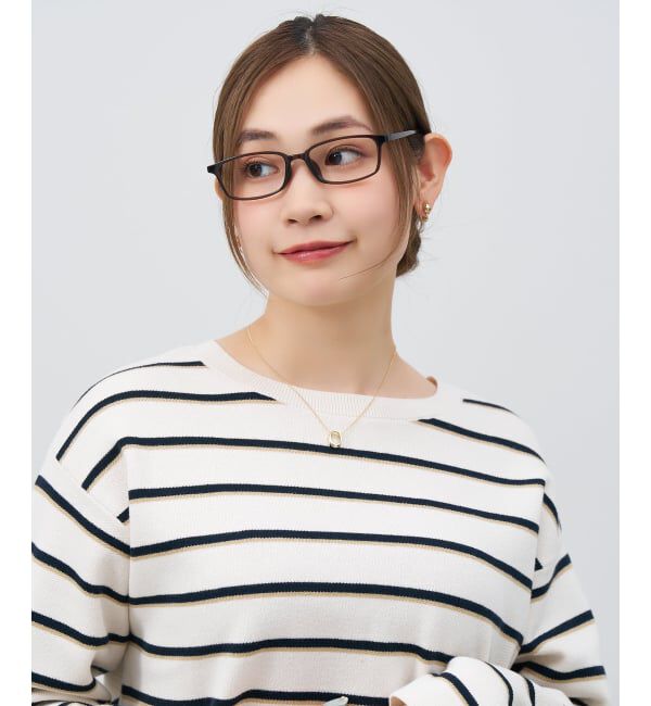  「スクエア型 メガネ | 横長 軽量 眼鏡 伊達めがね 度付き Zoff｜CLASSIC レンズ交換券付」|メガネ|