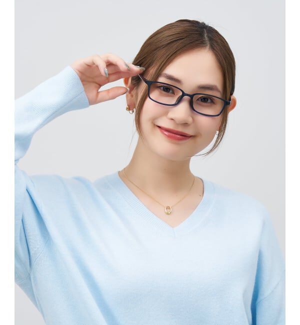  「スクエア型 メガネ | 横長 軽量 眼鏡 伊達めがね 度付き Zoff｜CLASSIC レンズ交換券付」|メガネ|