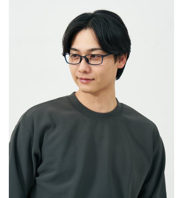  「スクエア型 メガネ | 横長 軽量 眼鏡 伊達めがね 度付き Zoff｜CLASSIC レンズ交換券付」|メガネ|