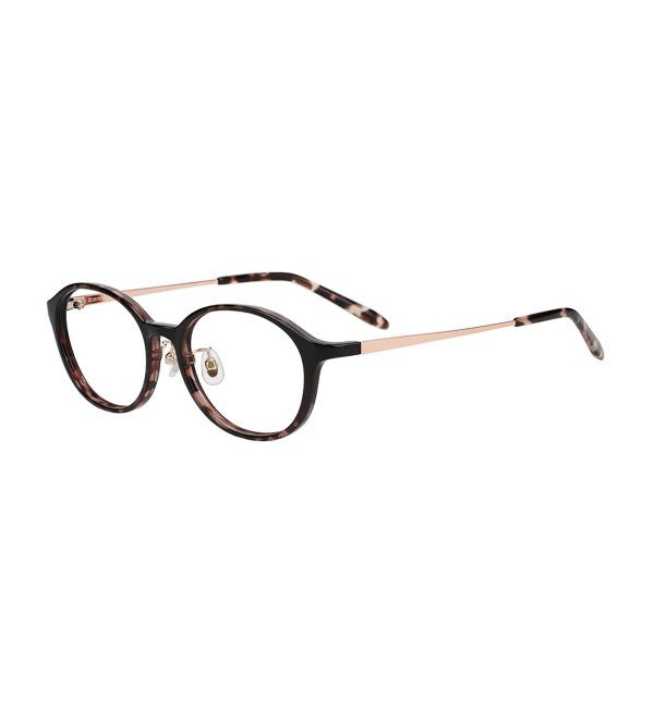  「オーバル メガネ | 眼鏡 伊達メガネ 度付き 度なし大人可愛い ユニセックス レンズ交換券付」|メガネ|