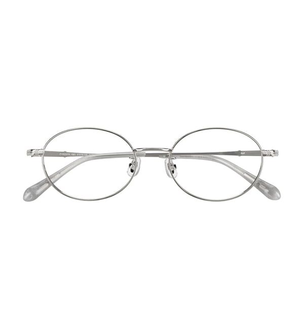  「オーバル 丸型 メガネ | メタルフレーム 眼鏡 伊達メガネ 度付き 度なし ユニセックス レンズ交換券付」|メガネ|