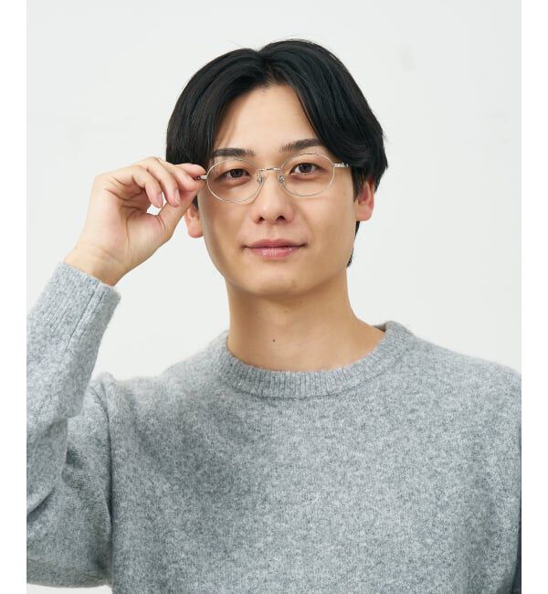  「オーバル 丸型 メガネ | メタルフレーム 眼鏡 伊達メガネ 度付き 度なし ユニセックス レンズ交換券付」|メガネ|