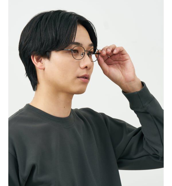  「オーバル 丸型 メガネ | メタルフレーム 眼鏡 伊達メガネ 度付き 度なし ユニセックス レンズ交換券付」|メガネ|