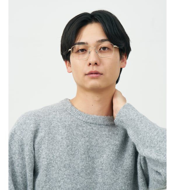  「ウェリントン 四角 メガネ | メタルフレーム 眼鏡 伊達メガネ 度付き 度なし ユニセックス レンズ交換券付」|メガネ|