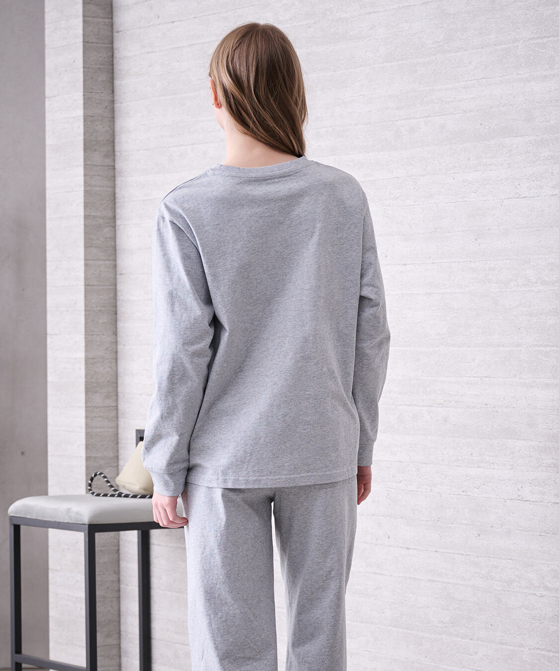 PAUL&JOE「ヌネット＆ジプシーワッペン　コットンロングTシャツ」|ルームウェア|