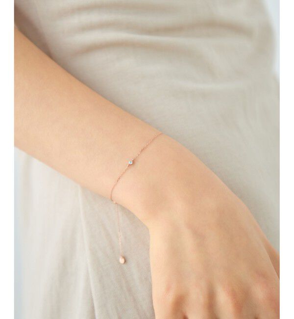 ete「[レイヤード] K10MPG ダイヤモンド ブレスレット」|ブレスレット・バングル|