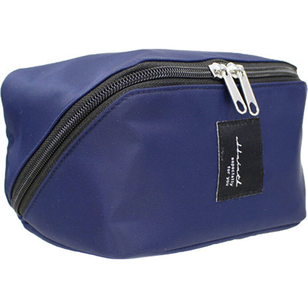 BACKYARD FAMILY「がばっと開く ポーチ 通販 メイクポーチ ガジェットポーチ 化粧ポーチ コスメポーチ 小物入れ」|ポーチ|ブルー1