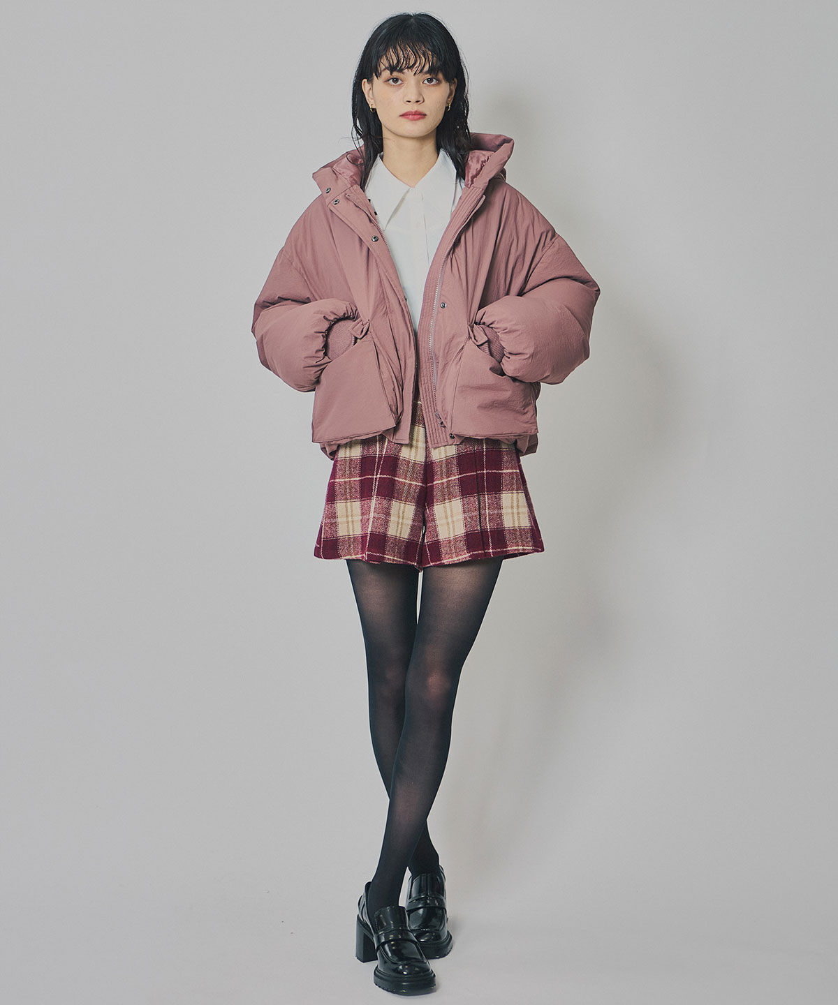 REDYAZEL「チェックタックショートパンツ」|キュロット|