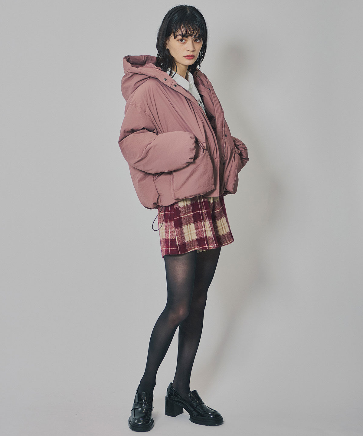 REDYAZEL「チェックタックショートパンツ」|キュロット|