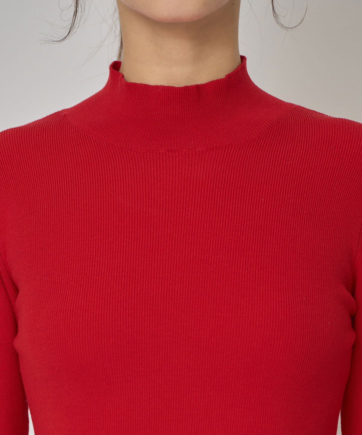 REDYAZEL「2WAYハイネックボタンニットトップス」|ニット・セーター|