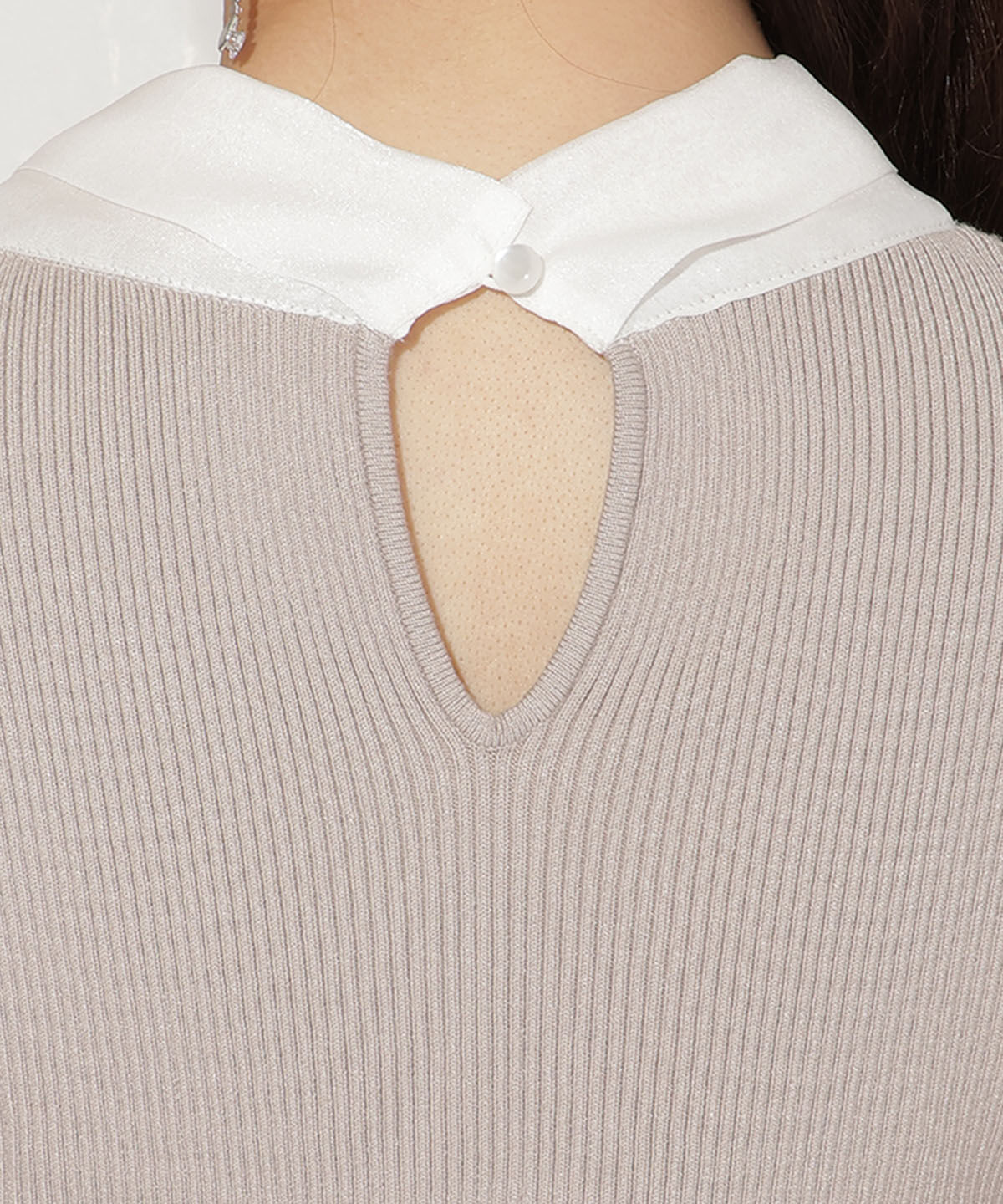 WILLSELECTION「シアーリボンパフニット」|ニット・セーター|