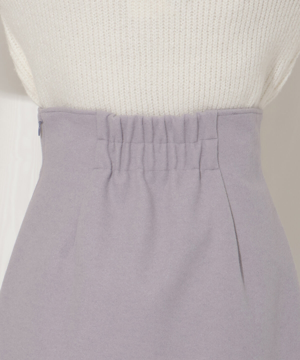 WILLSELECTION「ゴールドボタンアシメミニスカート」|台形|