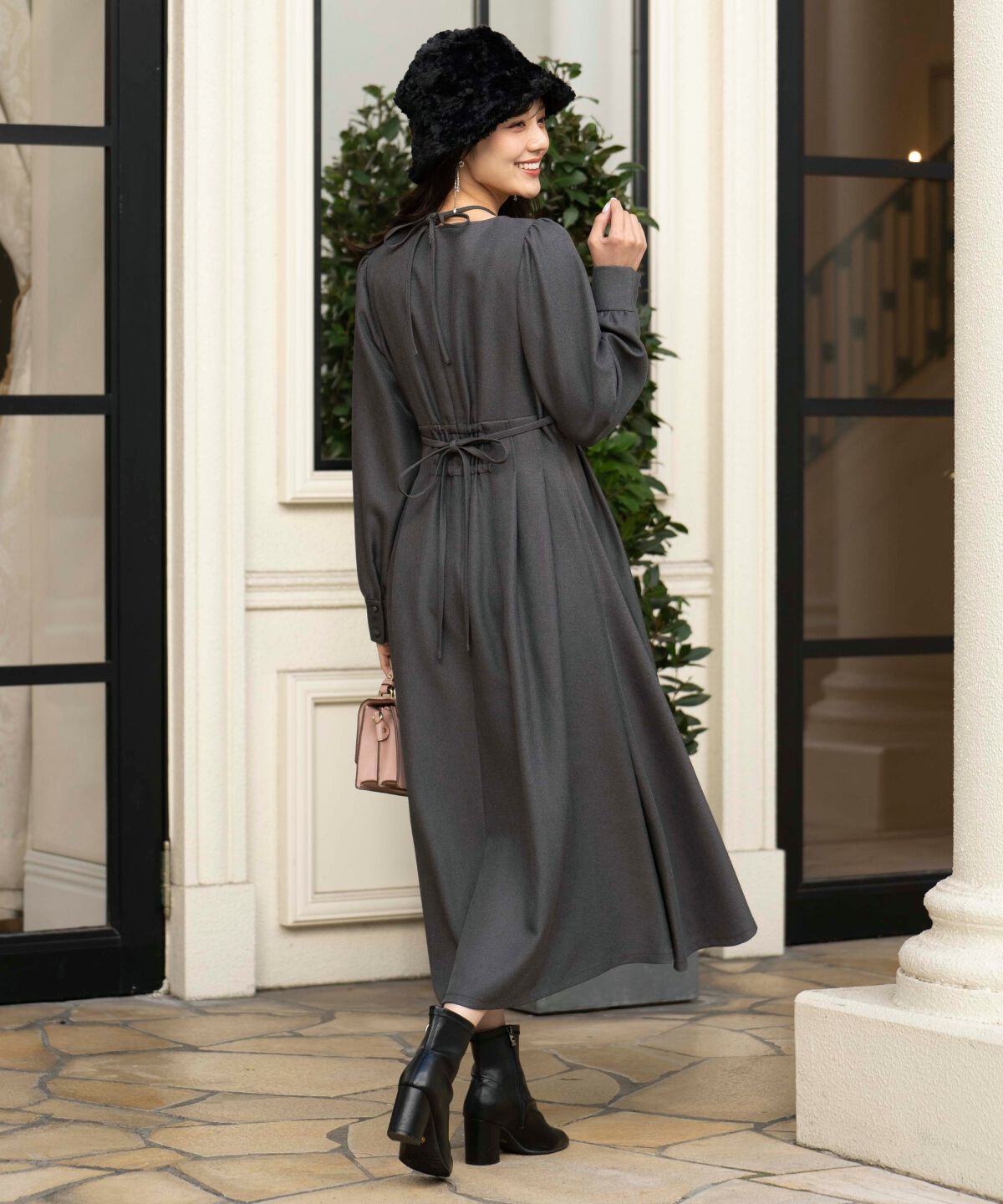 WILLSELECTION「クロスネックフレアワンピース」|ワンピース|