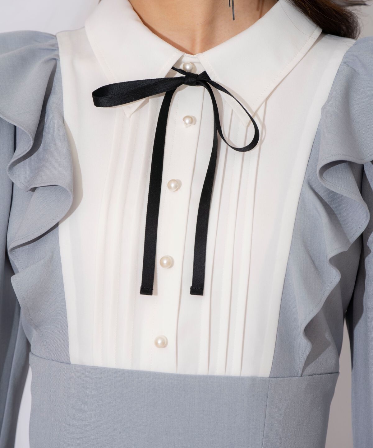 WILLSELECTION「配色ヨークマーメイドワンピース」|ワンピース|