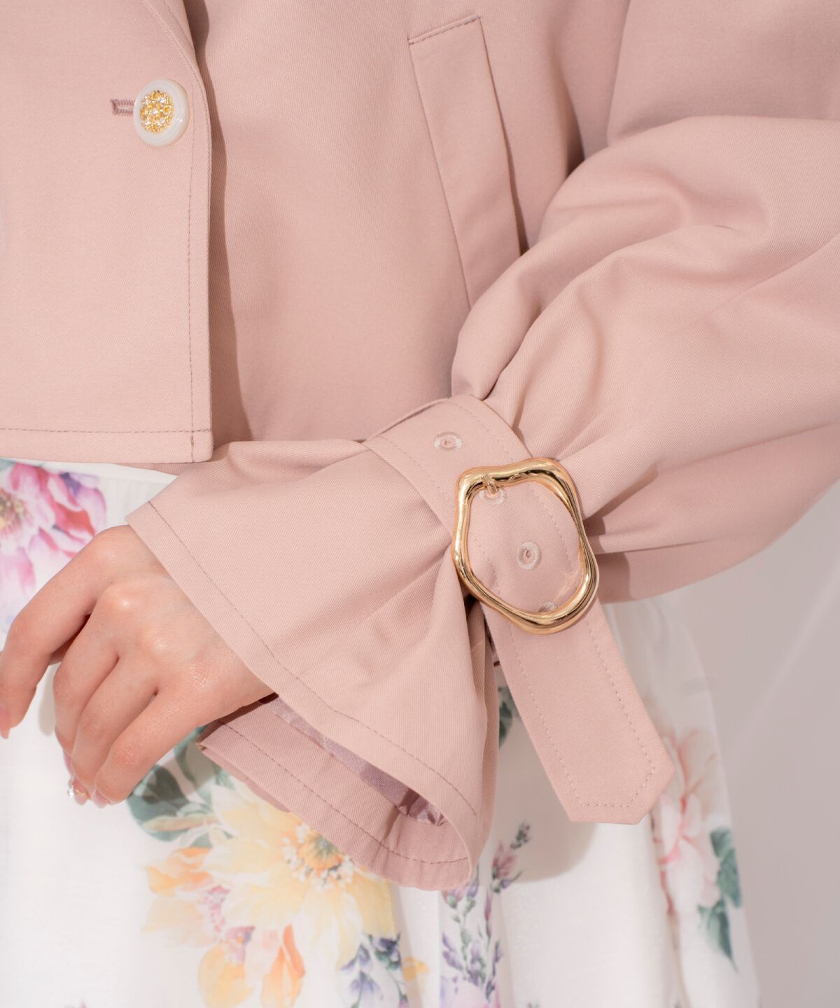 WILLSELECTION「キャンディスリーブショートトレンチコート」|トレンチコート|