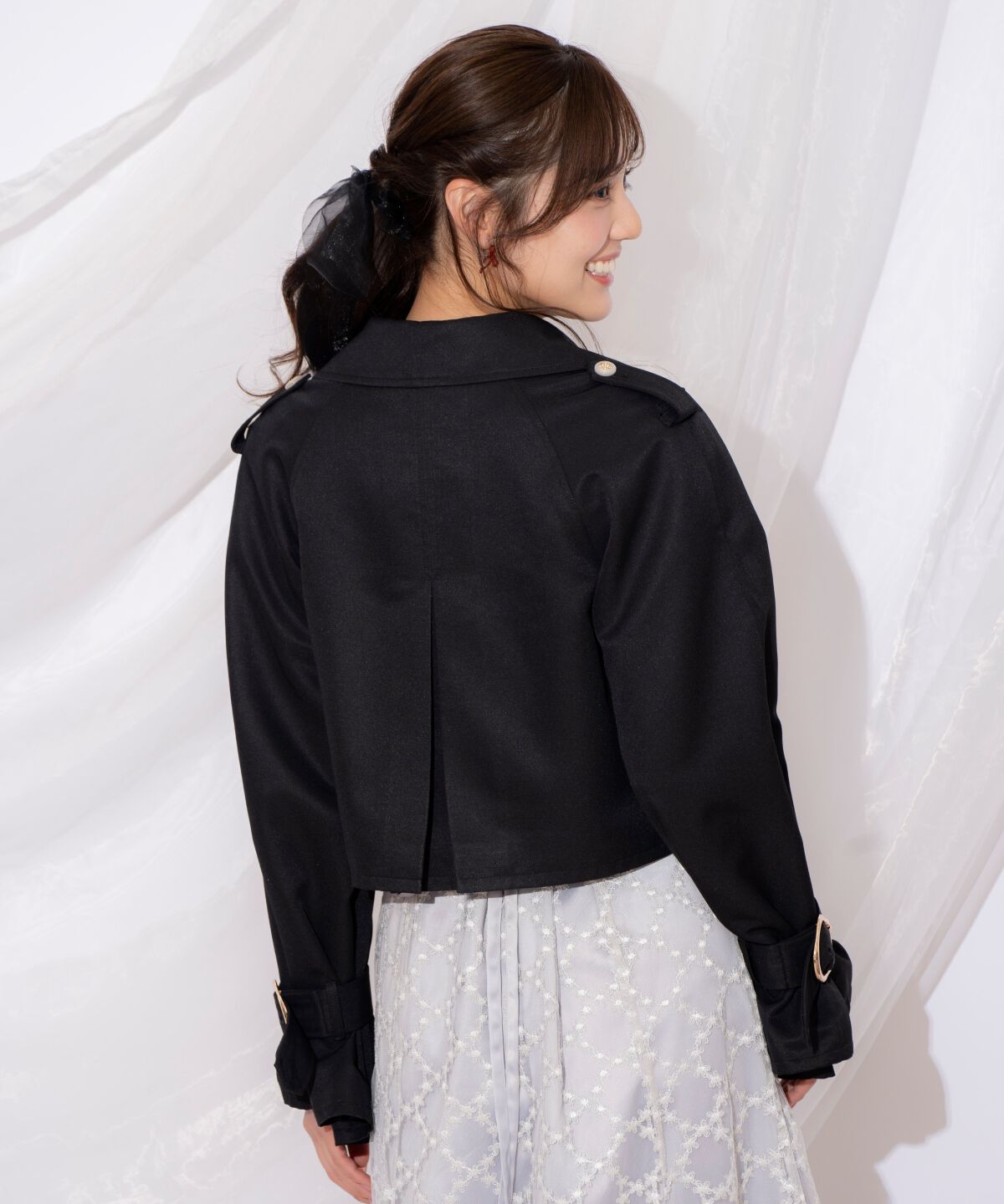 WILLSELECTION「キャンディスリーブショートトレンチコート」|トレンチコート|