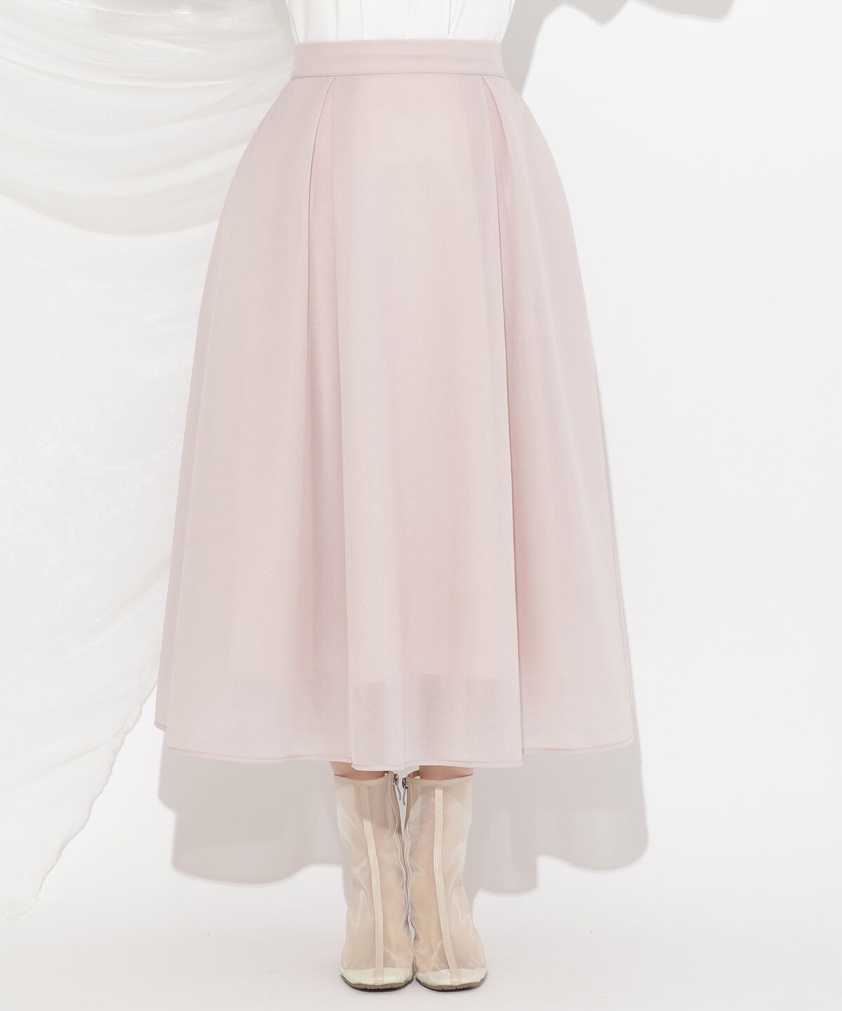 WILLSELECTION「シアーダンボールフレアスカート」|フレア|